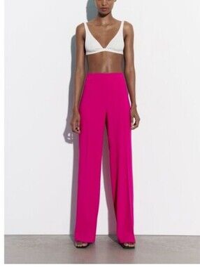 Zara Pleated High Waisted Trouser